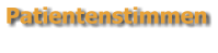 Patientenstimmen